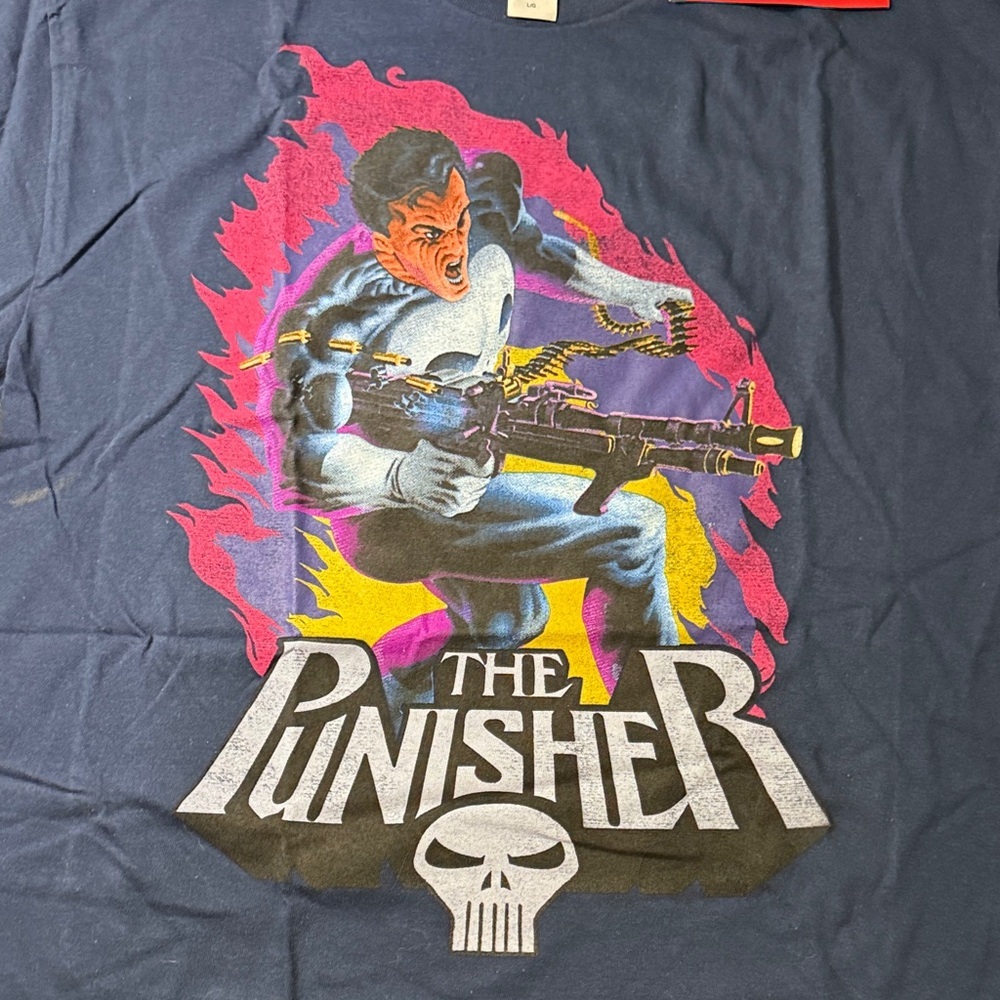 The Punisher Navy Blue T-Shirt, Marvel